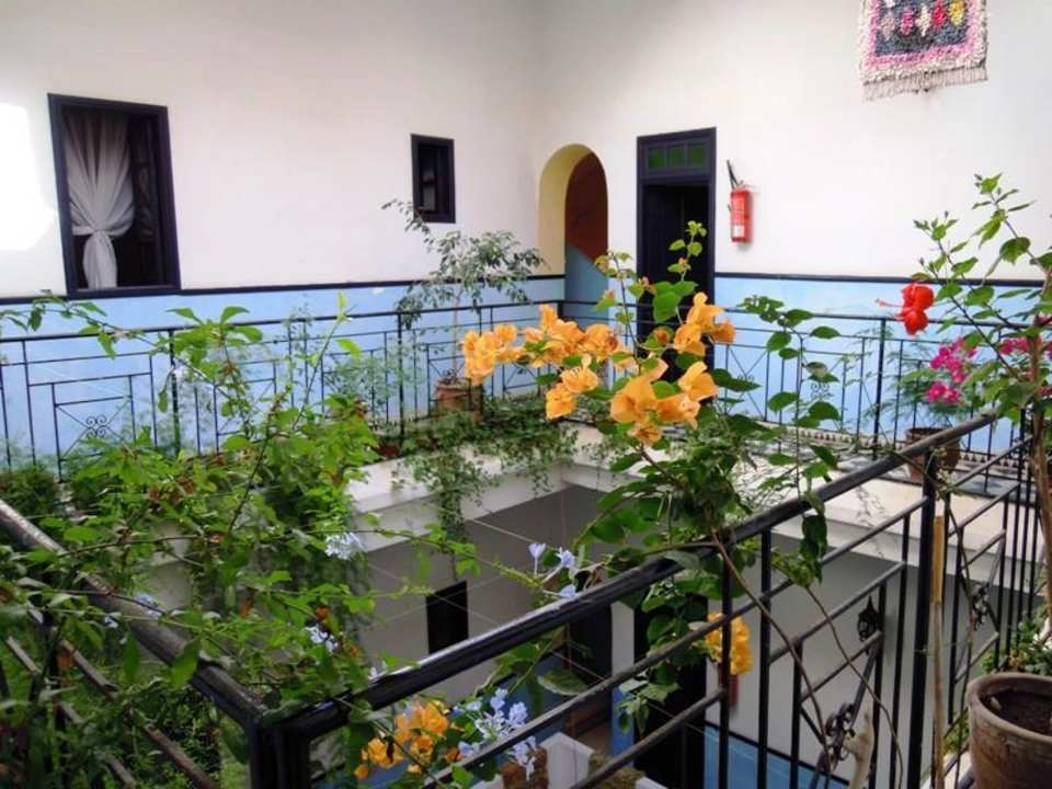 Couloir des chambres (loggia) Riad Sidi Magdoul