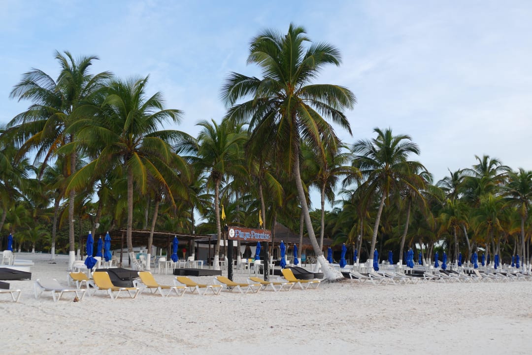 Sehr schöner Strandabschnitt Hotel El Paraiso Tulum