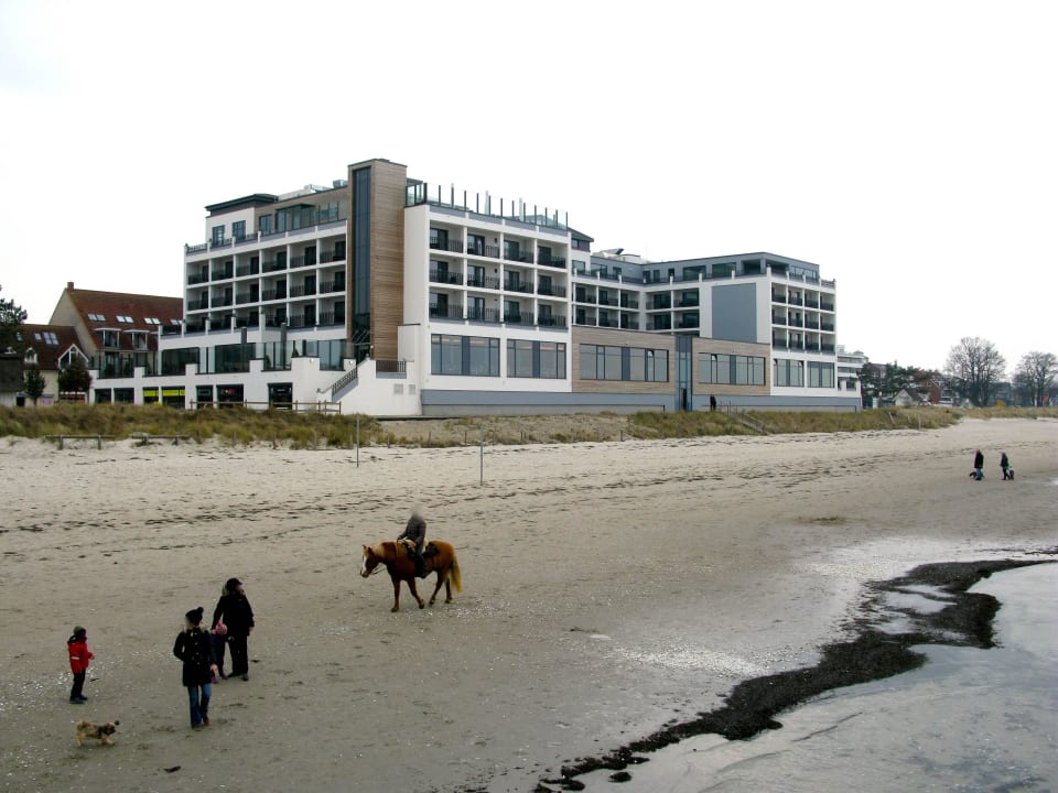 Früher waren die "Strandburgen" kleiner Hotel Bayside