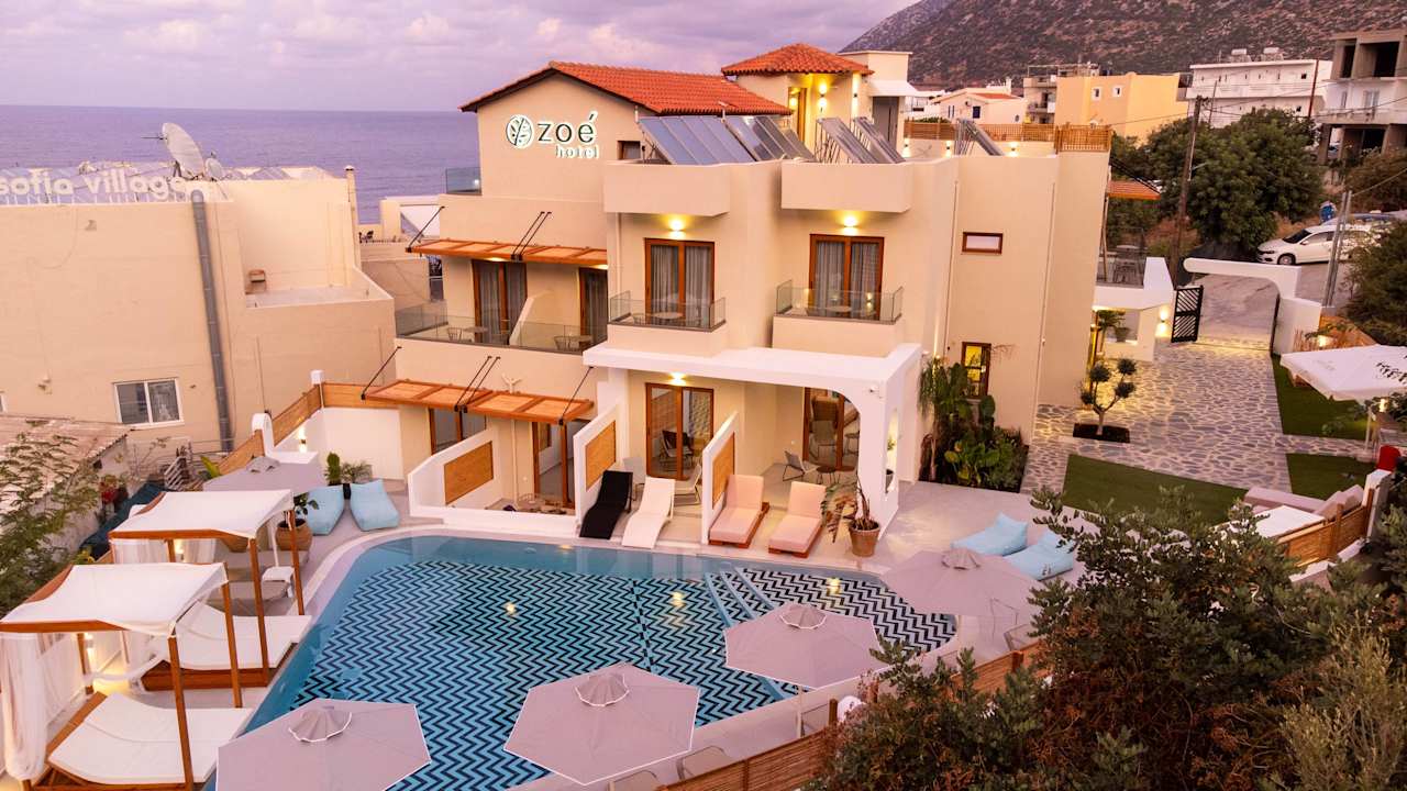 Ausblick Zoe Boutique Hotel