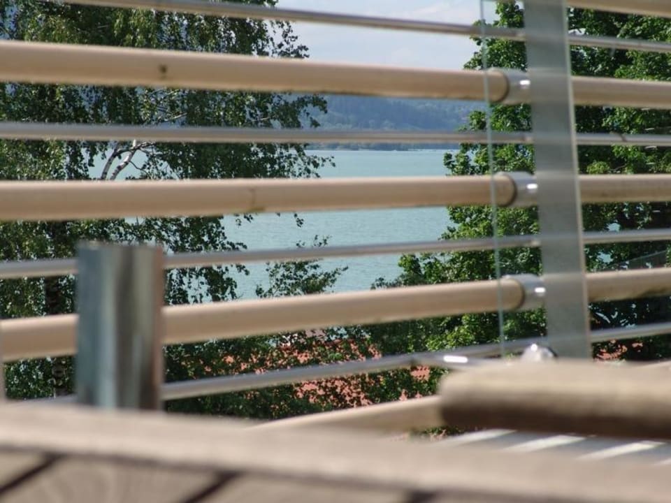 Aussicht von der Terrasse Althoff Seehotel Überfahrt