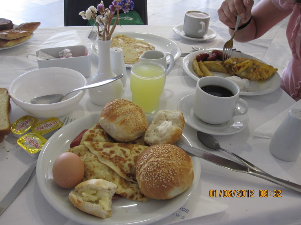 Great food! Hotel Makryammos Bungalows