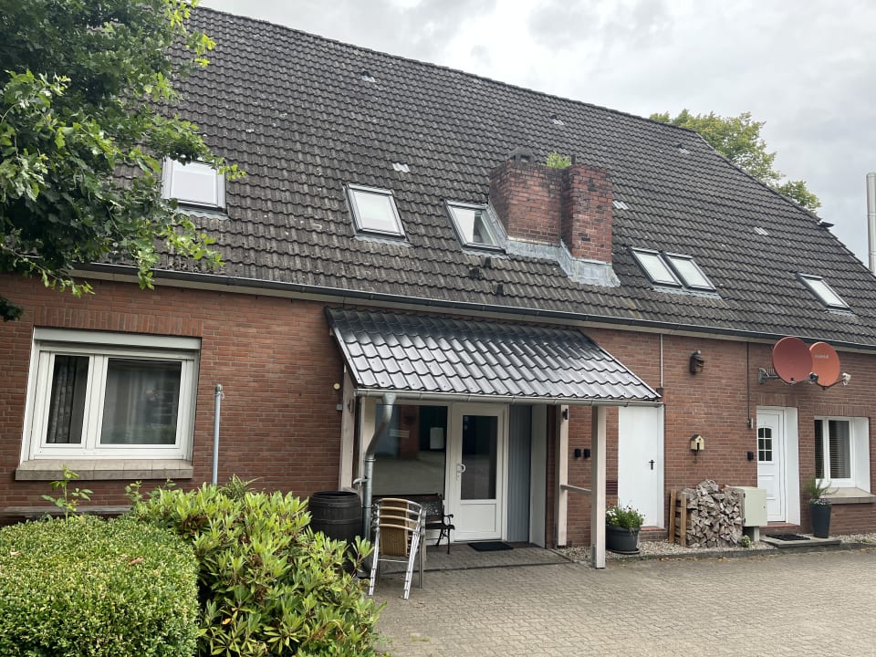 Außenansicht Gästehaus Lodge Fockbek