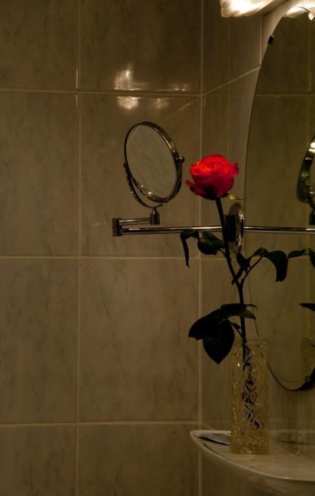 Bad eines Doppelzimmers Gästehaus Zibert