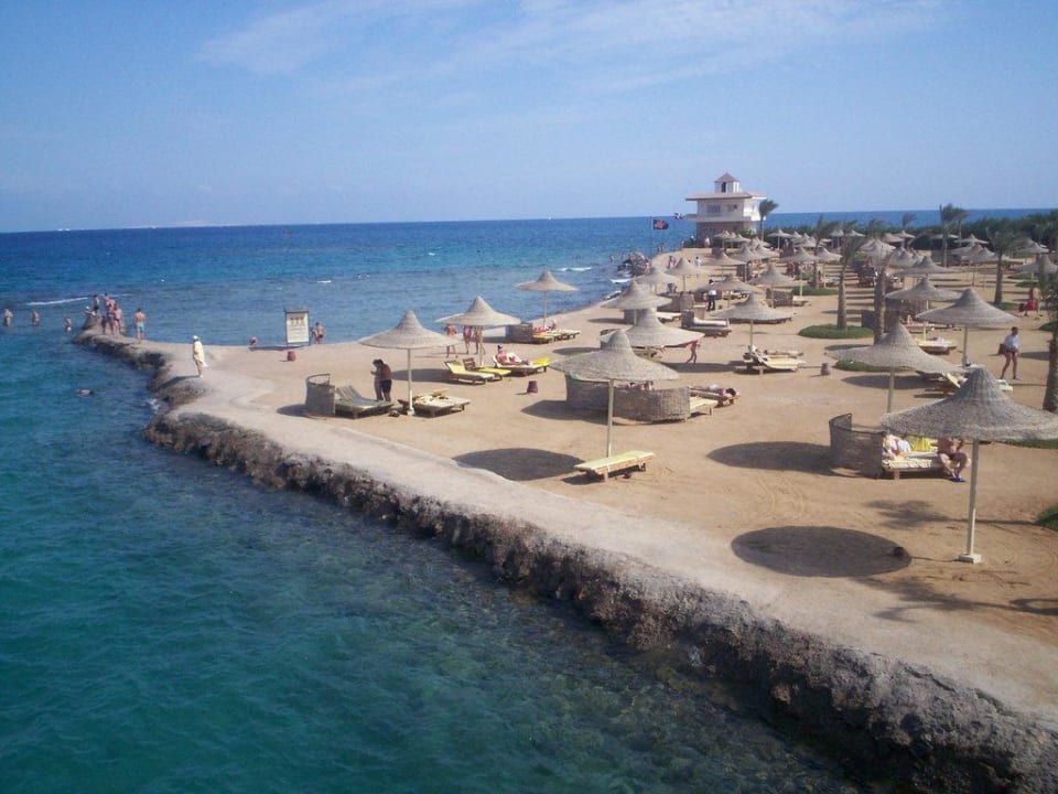 Blick zum Aussenstrand Desert Rose