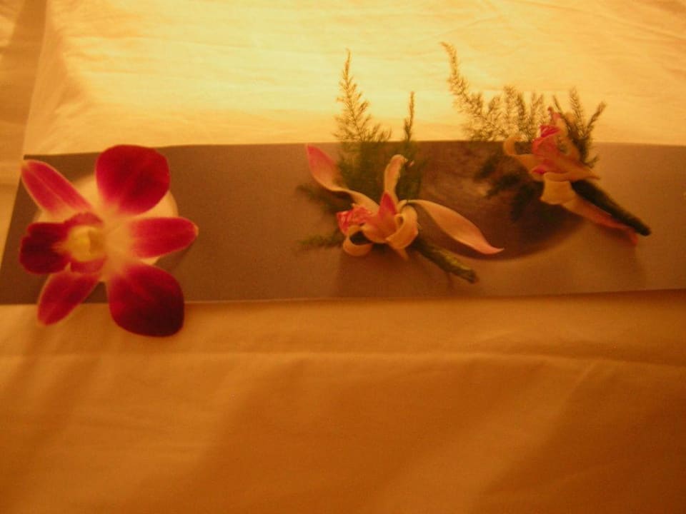 Deko Abends auf dem Bett Centara Grand at Central Plaza Ladprao Bangkok