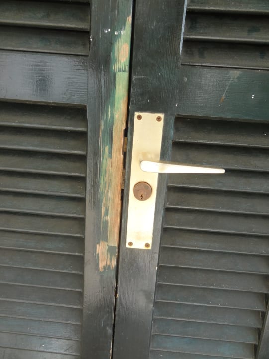 Rostiges Schloss & rostiker Schlüssel. Kraftakt! Hotel Don Felipe