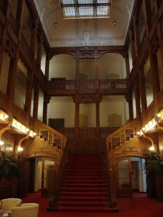 Aufgang zu den Zimmern Hotel Badehof