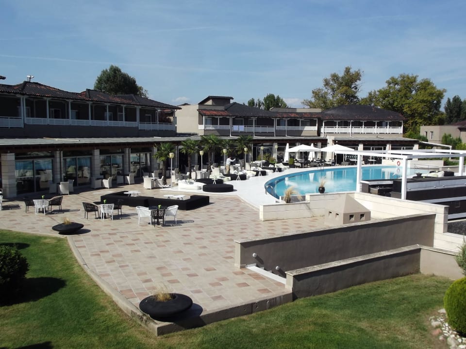 Blick vom Blkon Hotel Dion Palace Resort and Spa