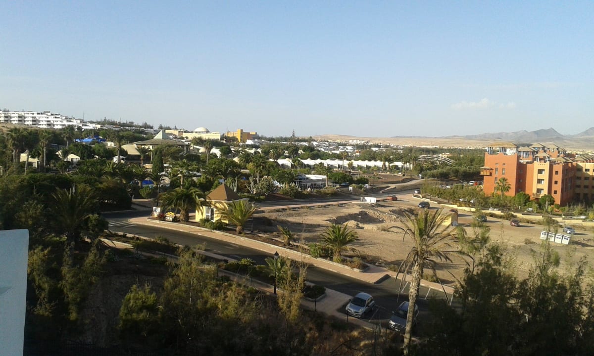 Ausblick nach vorne zur Strasse R2 Pajara Beach