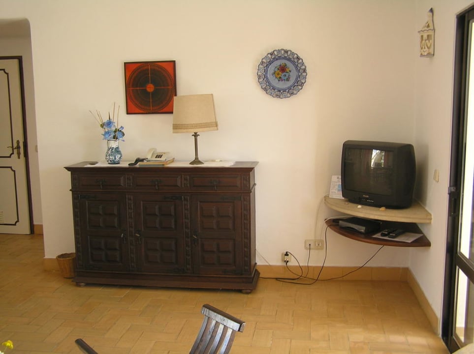 Wohnzimmer des Bungalows Os Peixes Dorada Algar Seco Parque