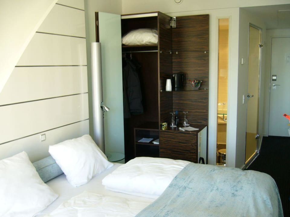 Zimmer vom Balkon aus Hotel Copenhagen Island