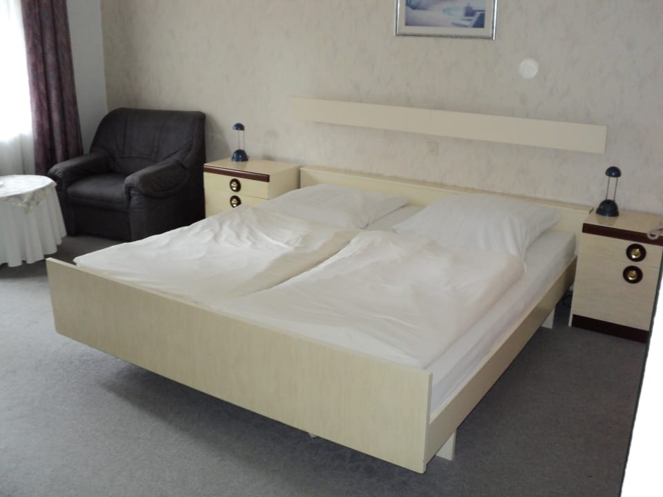 Ansicht Doppelbett Hotel Tannenhof
