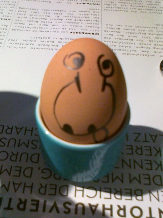 Das Frühstücksei  Henri Hotel Hamburg Downtown