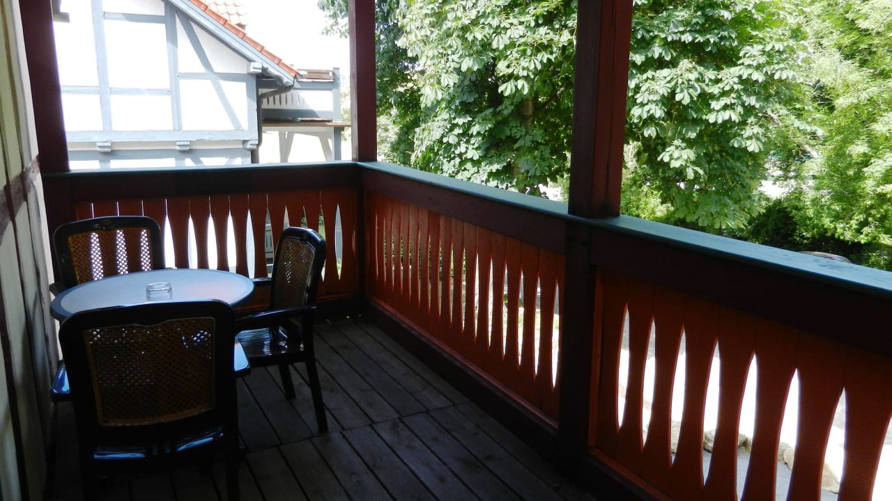 Großer Balkon, Richtung Ost Hotel Gut Voigtländer