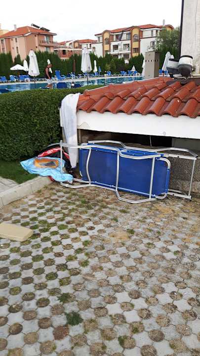 Überall wird Sperrmüll gesammelt  Hotel Cazablanka / Casablanca