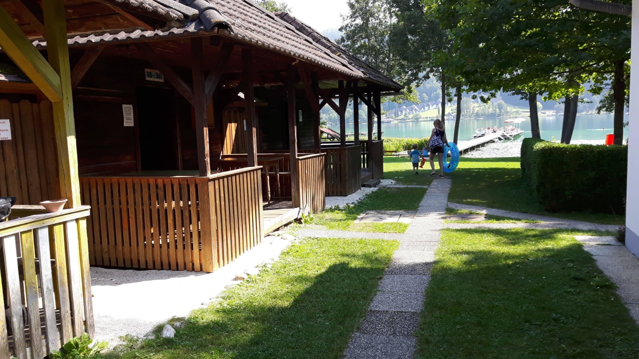 Eingangsbereich zum Hotelstrand Apartments Kristan