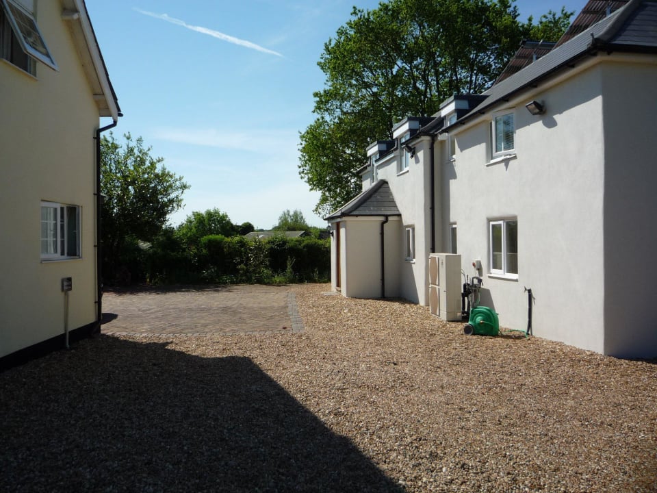 Blick auf das Haus des Besitzers Wheelers Cottage