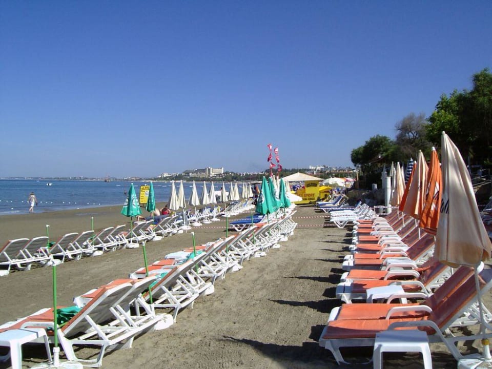 Strand von Side Sayanora Hotel