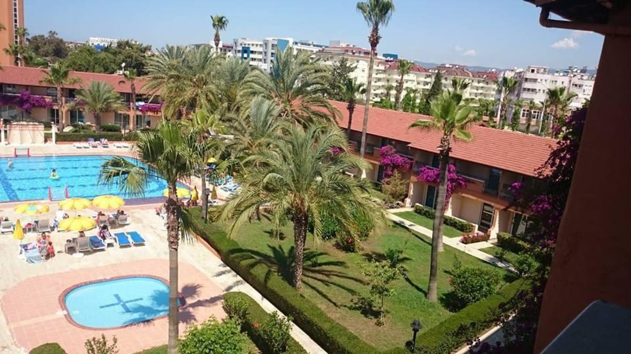 Vom Balkon aus Club Turtas Beach Hotel