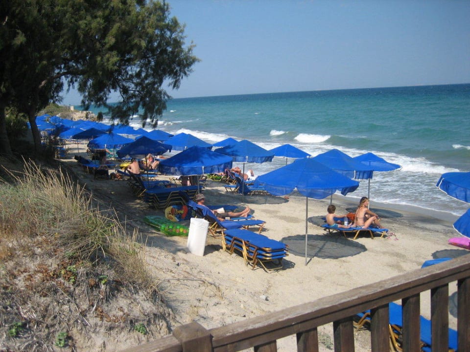 Blick zum Strand und Meer Neptune Luxury Resort