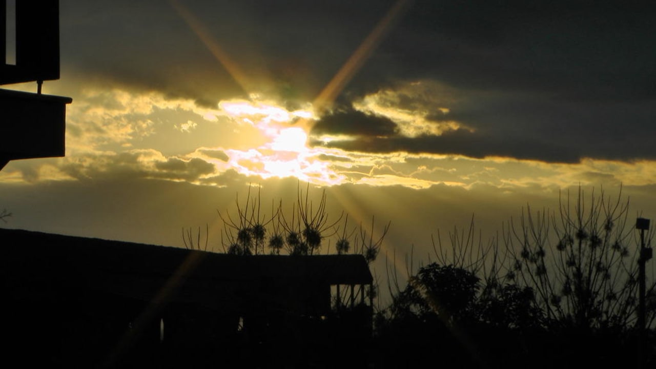 Sicht vom Balkon - morgens - Dezember 2010 Limak Limra Hotel & Resort