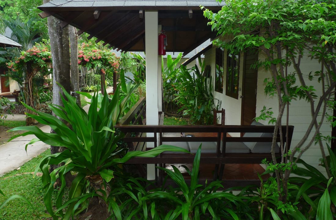 Veranda vor der Garden Villa Hotel Fisherman's Village Resort
