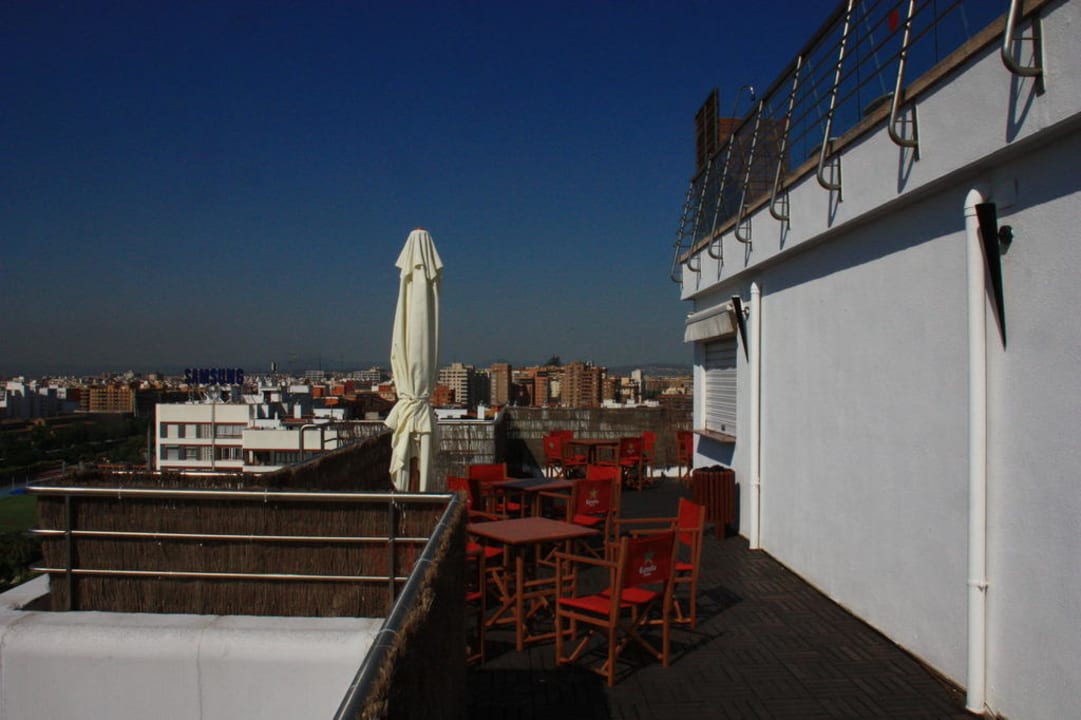 Dachterrasse Novotel Valencia Lavant