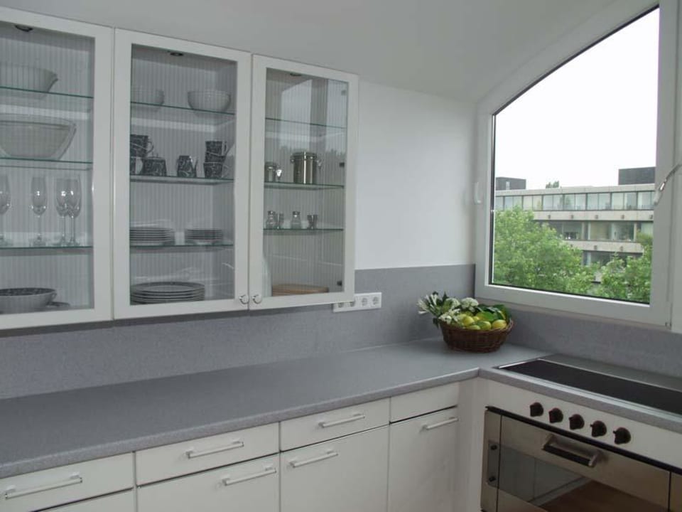 Komplett eingerichtete Küche im Penthouse DasApartmentHaus Zooviertel