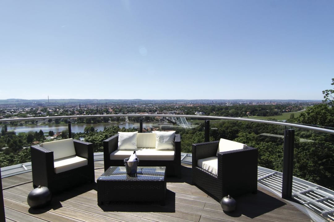 Terrasse Apartment Madera mit Blick auf Dresden  Villa Via Lapis