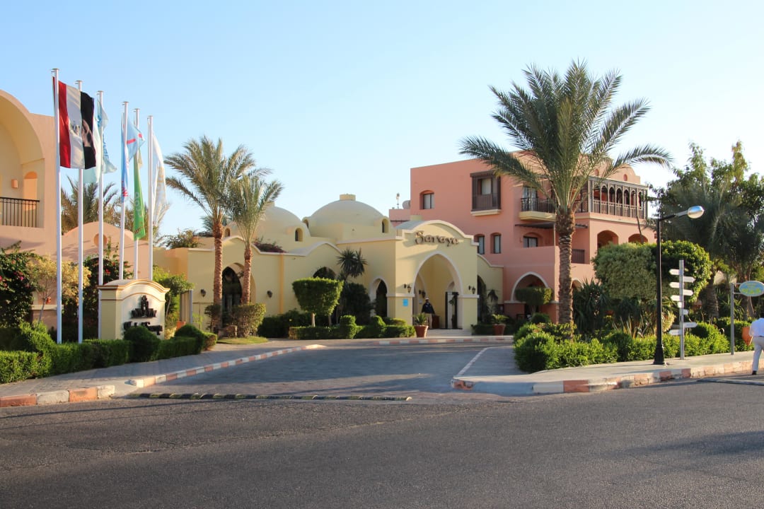 Saraya Hotel Eingang Jaz Makadi Saraya Resort