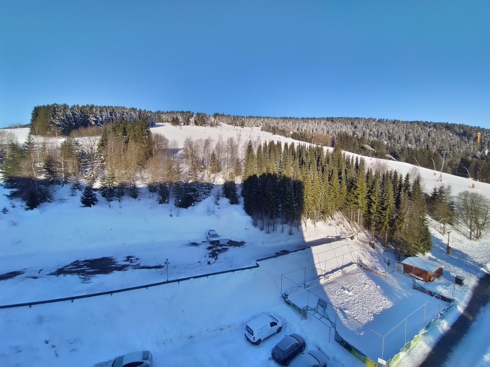 Ausblick AHORN Hotel Am Fichtelberg