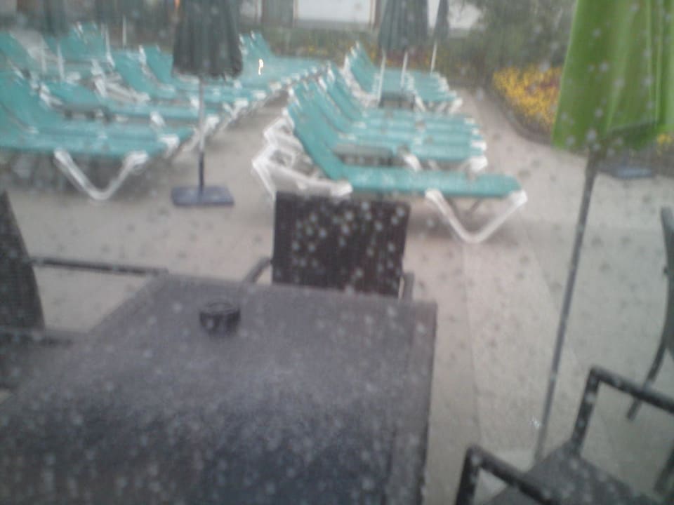 Hagel im August Aldiana Club Schlanitzen Alm