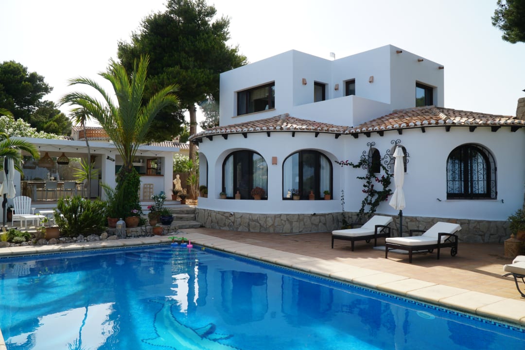 Außenansicht Ferienhäuser um Javea