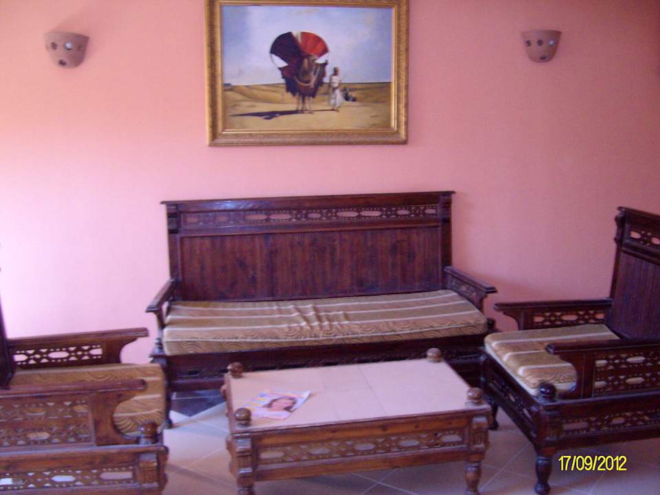 Weg vom Zimmer zur Rezeption Pickalbatros Alf Leila Wa Leila Resort - Neverland Hurghada