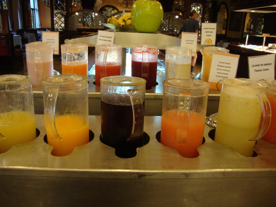 Frühstück - Saftbar mit Milchshakes Hotel Riu Palace Riviera Maya