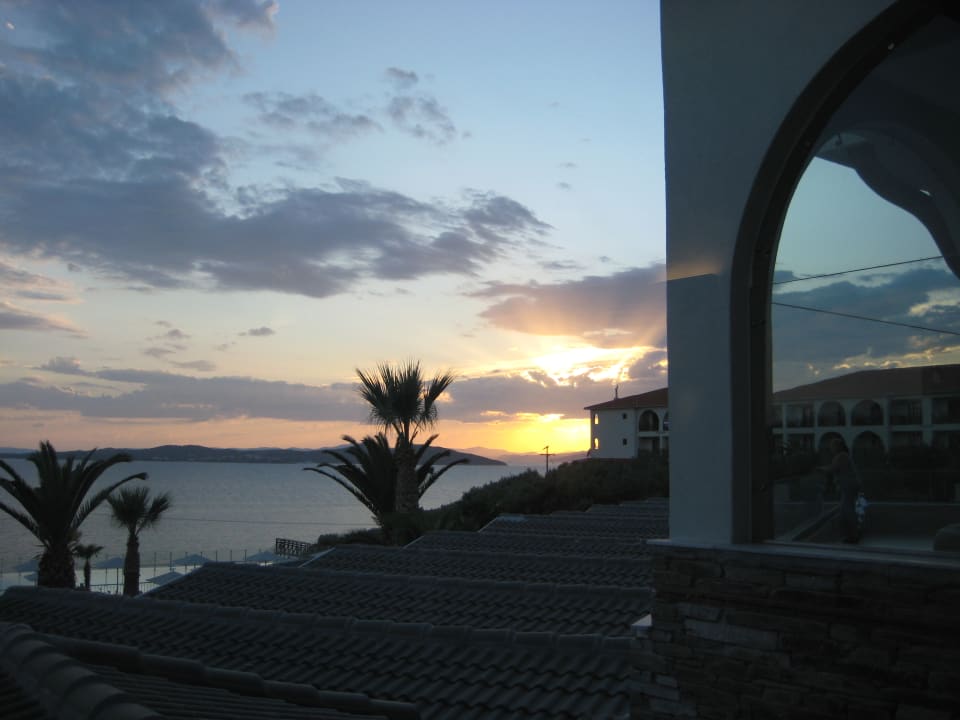 Ausblick Akrathos Beach Hotel