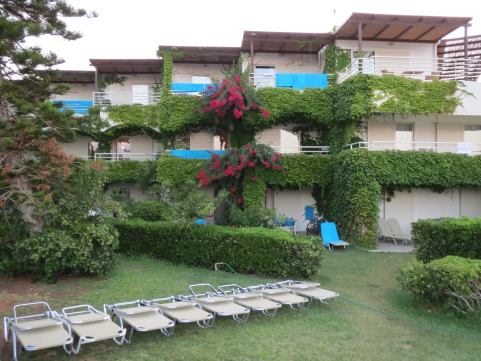 Liegen vor Bungalow-Zimmern Apollonia Beach Resort & Spa