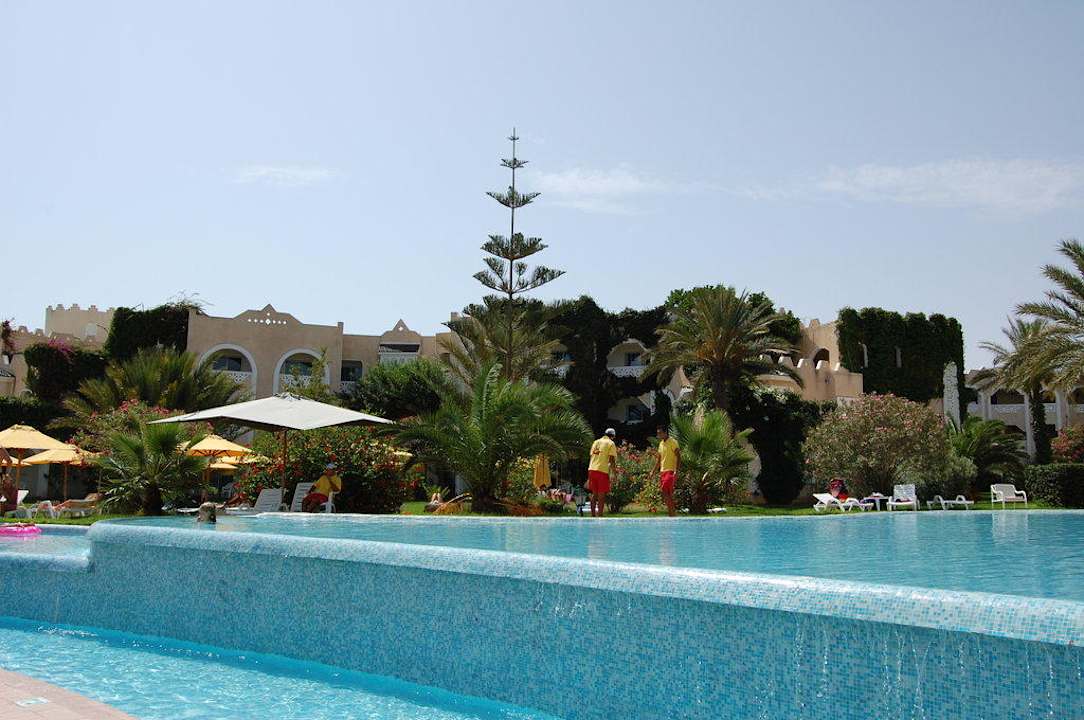 Pool vom Hotel aus Mahdia Beach & Aquapark