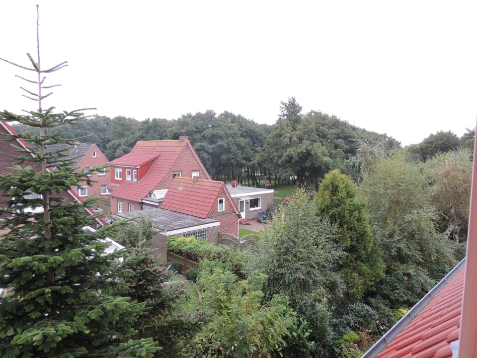 Sicht vom Zimmer 8 Strandhuus Norddeich