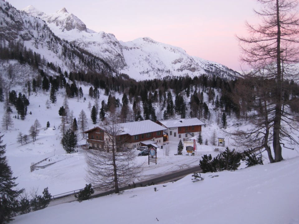 Blick von oben auf die Weningeralm Weningeralm