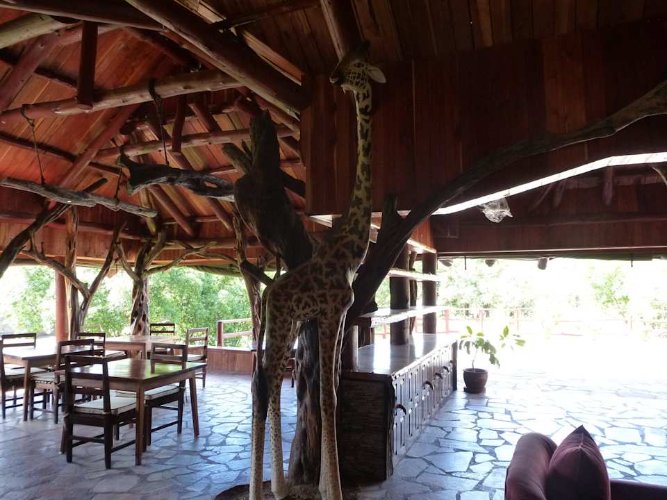 In der Lobby Royal Mara Safari Lodge