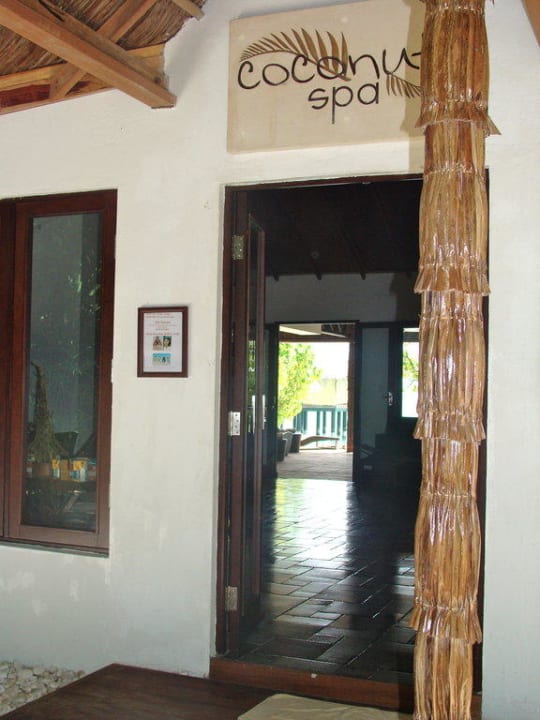 Eingang Coconut Spa NH Collection Maldives Reethi Resort