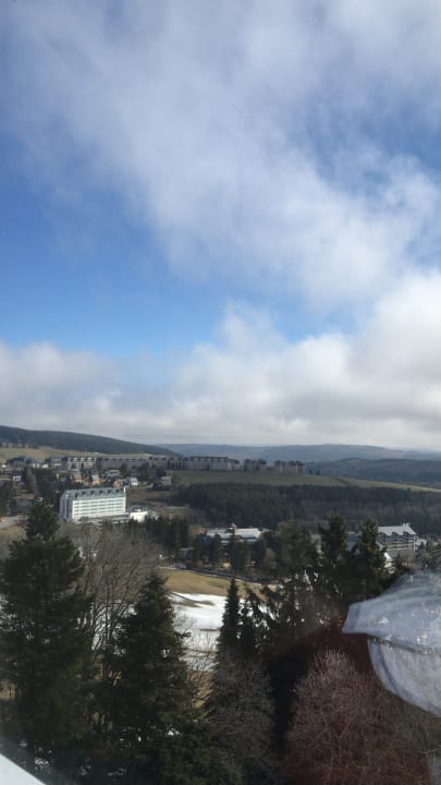 Ausblick AHORN Hotel Am Fichtelberg