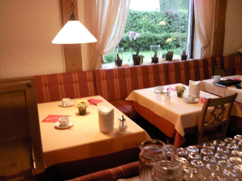 Frühstücksraum Alpenhotel & Ferienwohnungen Weiherbach