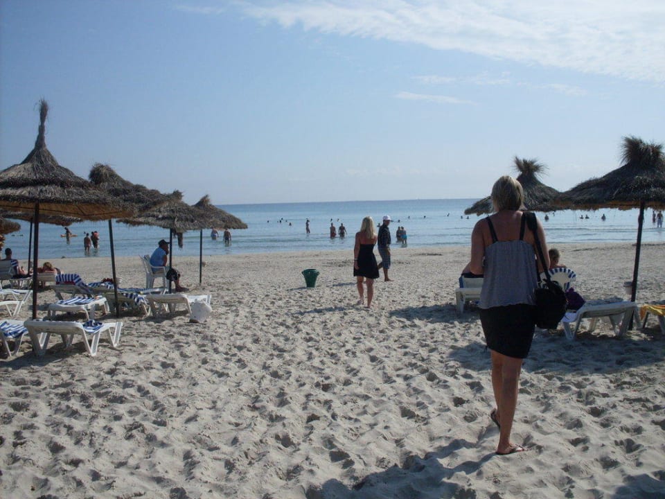Strand vor dem Hotel Mahdia Beach & Aquapark