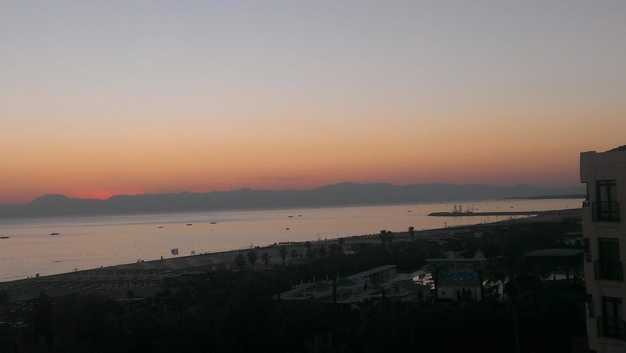 Abendstimmung auf dem Balkon Hotel Miramare Beach