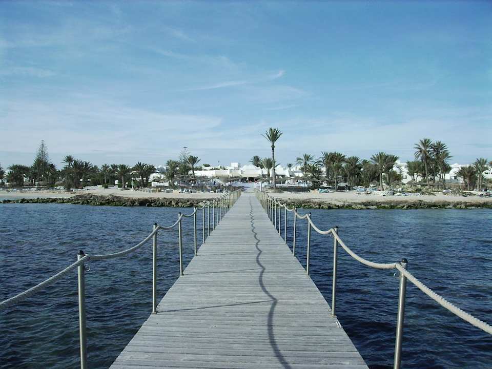 Badesteg ein hübsches Plätzchen  Hotel El Mouradi Djerba Menzel