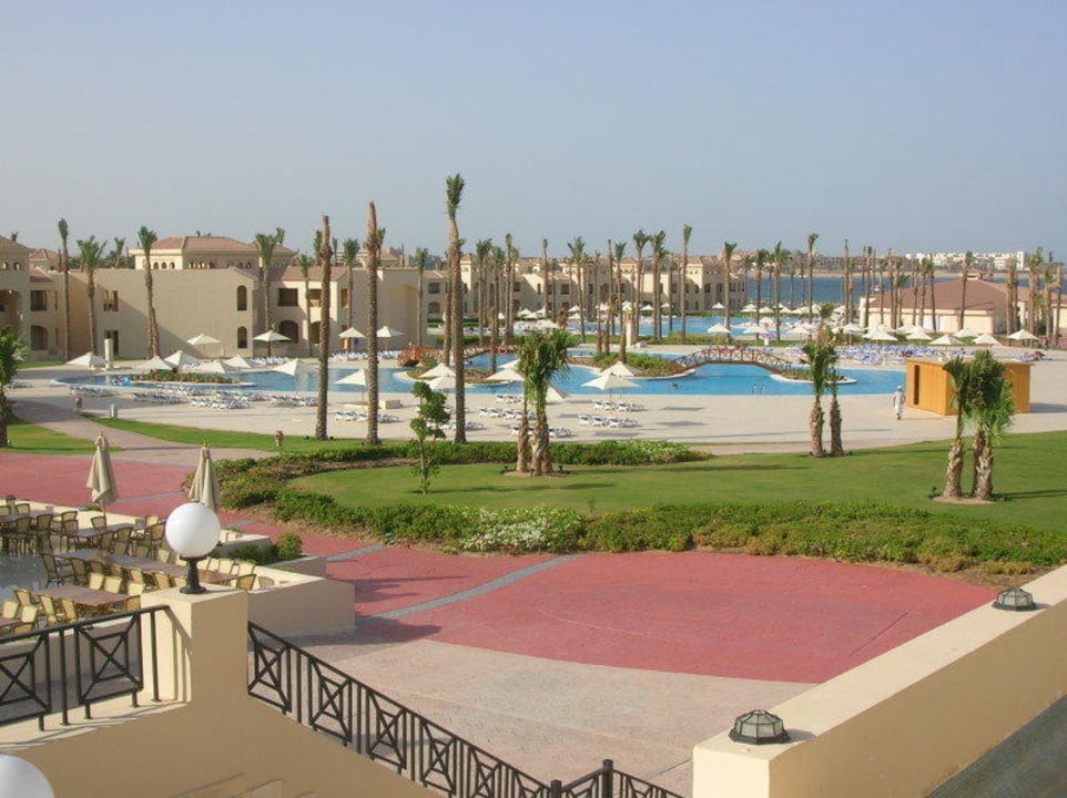 Ausblick auf die Anlage Cleopatra Luxury Resort Makadi Bay