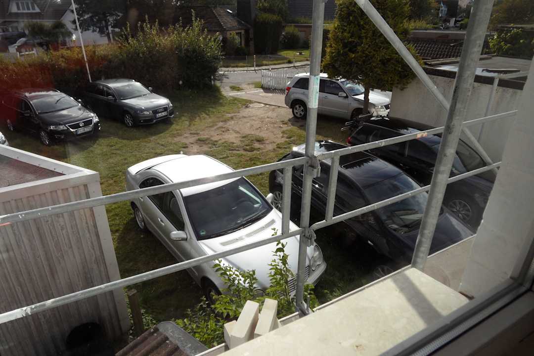 Durchang Parkpatz Pension Zur Seebrücke